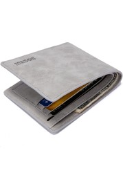 New Fashion Men Wallets Leather ID Card Holder Coin Purse Clutch Pockets With Zipper Men Wallet With Coin Bag Gift 2022