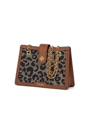 underarm bag vintage sling bags for women chain shoulder bag leopard printed bag women luxury designer crossbody bags