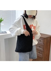 Hollow Woven Bag Women Shoulder Bags Designer Knitting Bags Large Capacity Tote Large Purses Shopping Bags Lazy Wind Pattern