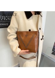 Female PU Leather Shoulder Bag Female Small Purse All-Match Travel Handbags Ladies Small Wallet for Gathering Travel