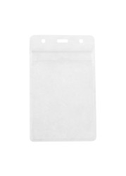 Popular Clear PVC Business Badge Exhibition ID Name Card Holders Waterproof 5X