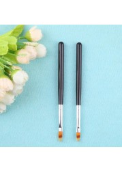 2pcs nail art gel pen brush nylon hair ombre brush nail art brushes soft nails manicure tools for gradient uv gel nail pen