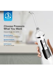 Waterpulse V500 Adult Portable Oral Irrigator Rechargeable Water Flosser 200ml IPX7 Water Floss