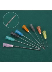 Blunt tip cannula for filler injection 18G 21G 22G 23G 25G 27G30G uric acid face fill nose slight blunt needle 2pcs/pack *10