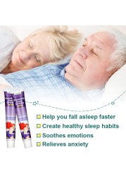 2pcs Sleepless Cream Improve Sleep Calm Mood Calming Balm Insomnia Relax Help Sleep Cream Relieve Stress Anxiety OintmentA759