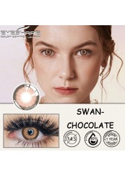 Eyeshire Eye Color Contact Lenses 1 Pair Natural Colored Lenses Yearly Cosmetic Lens Brown Cosmetic Lenses Contact Lens