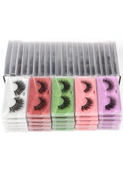 Lanjinglin - Artificial mink eyelashes in bulk, natural eyelashes, wholesale