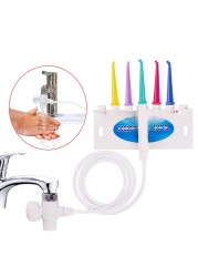 AZDENT TOP SPA Dental Flosser Oral Irrigator Faucet Water Jet Flossing Dental Cleaner Replacement Nozzle Tips For Oral Teeth Whitening