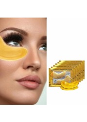 InniCare 50/60/80/100pcs Crystal Collagen Golden Eye Mask Dark Circles Acne Beauty Patches for Eye Skin Care Korean Cosmetics