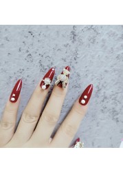 Net Red Hot Nail Bear Accessories Manicure Bear Zircon Jewelry Mechanical Bear Activity G0513 Nail Art Decor