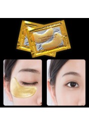 50pcs Collagen Crystal Gold Powder Eye Mask Anti Aging Dark Circles Acne Beauty Patches for Eye Skin Care Korean Cosmetics