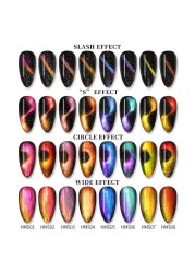 Cat Magnetic Nail Polish Gel Varnish Magic Chameleon Effect Nail Art Polish Magnetic Multicolor Polish Maquiagem Gel Nail Set