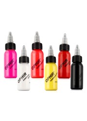 Nail Airbrush Inks 4 Colors 30ml Spray Gun Nail Art Nail Polish Pigments Airbrush Set Manicure Tools