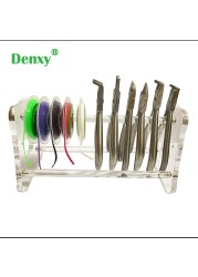 Denxy 1 قطعة سميكة عالية الجودة الأسنان كماشة حامل واضح الاكريليك أداة رف كماشة الجرف اكسسوارات الأسنان