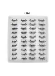 3D False Eyelashes Fluffy Handmade False Eyelashes Enlarge Comfortable Eyes For Dating Party Makeup