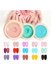 22 Colors Solid Nail Gel Polish Japan Canned Phototherapy Gel Color UV Gel Soak Nail Nail Stickers Nail Gel