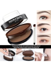 Eyebrow Seal Waterproof Long Lasting Professional Double or Single Layer Makeup Palette Enhancers Lazy Seal Eye Brow Shadow