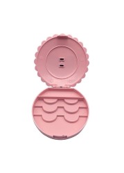 1pc Plastic Fake Eyelash Storage Box Makeup Cosmetic Magnetic Eye Lashes Cute Pink Flower Case Makeup Cosmetic Tools