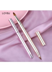 sainbj makeup brush portable lip contour concealer lip concealer makeup brush double end makeup brush for women