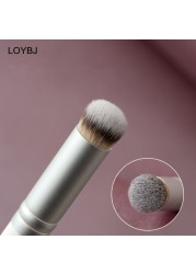 Loebig White Concealer Makeup Round Brushes Precision Concealing Acne Marks Dark Circles Tongue Type Tear Trench Brush Make Up Tools