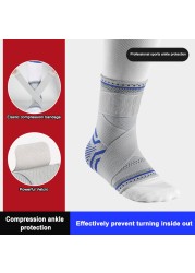 1PC Ankle Brace Sports Compression Sleeve Strap Support Elastic Weave Bandage Foot Protective Gear Gym Fitness