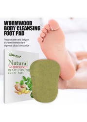 16pcs Detox Wormwood Foot Patch Relieve Pain Plaster Relieve Stress Help Sleep Weight Loss Body Slimming Detox Pad