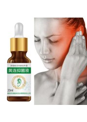 20ml Ear Acute Otitis Drops For Ear Ear Inflammation Deaf Health Care Chinese Herbal Medicine Ear Liquid