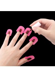 26pcs/set 10 Sizes G Curve Shape Nail Protector Varnish Shield Finger Cover Leak-proof Stickers French Manicure Nail Art Tools