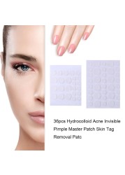 24/36pcs Invisible Hydrocolloid Acne Patch Pimple Blemish Removal Stickers Breathable Pimple Blemish Removal Sticker Face Care