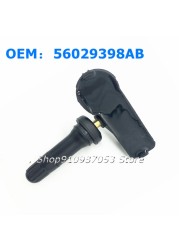 4 قطعة 433MHZ 56029398AB 56029398AA TPMS مستشعر ضغط الإطار لكرايسلر ل جيب لشركة فيات ل دودج