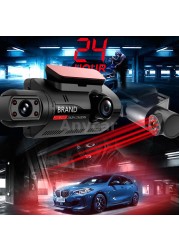 FHD Car DVR Recorders Car Dash Cam Dual Record Video Recorder Dash Cam 1080P DVR Night Vision Video Recorders Dashcam