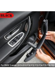 غطاء مقبض الباب الداخلي ، ملحقات السيارة لسيارات BMW 3 Series 2014-2018 F30 316d 318d 320d f3320i 325d 51417279312