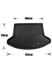 صالح لمازدا Cx-5 Cx5 Boot Mat الخلفي الجذع اينر طابق بضائع صينية الأمتعة السجاد الطين ركلة معدات الحماية 2013 2014 2015 2016