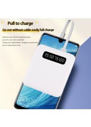 50000mAh mobile power bank portable mobile phone fast charger digital display USB charging external battery pack for Android