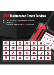 THINKCAR thinkecast Plus S2/S4/S7 OBD2 Scanner ABS SRS 28 Automotive Diagnostic Reset Professional Service Automotive Code Reader