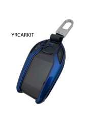 YRCARKIT اكسسوارات السيارات LCD مفتاح ذكي حالة سبائك الزنك المواد CF400 CF500 انخفاض واقية عالية الجودة