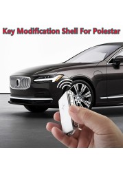 Car Zinc Alloy Frame Remote Control Refit Modification Key Shell Cover Replacement For Polestar 1 Polestar 2