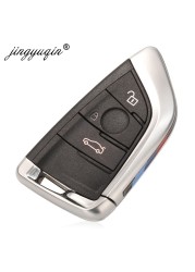 Jingyuqin الذكية 3/4 زر 315mhz 433mhz 868MHZ مفتاح بعيد دخول بدون مفتاح فوب لسيارات BMW F CAS4 5 7 سلسلة X5 X6 2014 2015 2016 pcf7953