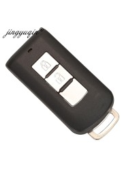 jingyuqin Smart Remote Key Fob 2BTN 433MHz ID46 ID47 For Mitsubishi Lancer Outlander ASX G8D-644M-KEY-E/Montero L200 GHR-M004