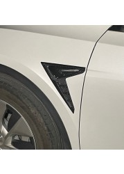 Tesla Model 3 Model Y 2022 Camera Wings Car Side Wing Panel Cover Spoiler Dust Cover Decoration Accessories Modification