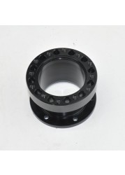 Universal Steering Wheel Hub Spacer 13mm 51mm 76mm 101mm 128mm Steering Wheel Hub Boss Kit Adapter Spacer Black