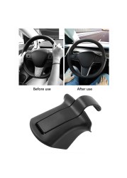 Automatic Steering FSD Steering Assist Steering Wheel Booster w/ Cover for Tesla Model 3 Y 16-21 Balancing Car Accessories