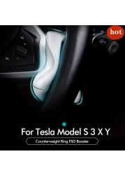 Power Steering Wheel For Tesla Model 3S X Y Autopilot Balancing Accessories Ring FSD Automatic Weight Assist AP New