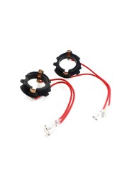 2pcs H7 LED Headlight Bulb Base Holder Retainer Headlamp Socket Adapter For Golf 5 MK5