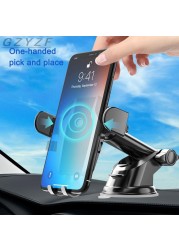 Gravity Suction Cup Adjustable Universal Car Phone Holder Stand Holder in Car GPS Mount for iPhone 12 Pro Max Xiaomi