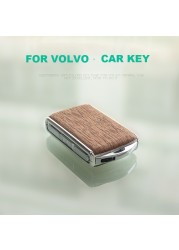 Car Accessories For Volvo Key Shell S90 V90 XC90 XC40 S60 XC60 V60 Leather Key Shell Modification Key Case Buckle Car Styling