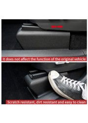 For Tesla ModelY Car Seat Protective Cover Seats Front Slide Rail Anti-scratch Protection Cover For Tesla ModelY Car Accessories