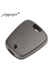 jingyuqin 20pcs For Toyota Peugeot 107 206 207 306 307 407 Citroen C1 C4 Car Key Shell Fob Replacement 2BTN Remote Case No Logo