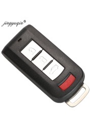 jingyuqin 2/3/4 Buttons Smart Car Key Shell Cover For Mitsubishi ASX Outlander Sport Pajero Shogun Montero Lancer RVR