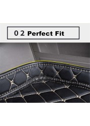 SJ 6 Color Waterproof Car Trunk Mat Boot Tray Liner Rear Cargo Pad Fit For Chevrolet Malibu (2012-13-14-15-2016-2017-2018 Year)